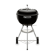 Gratar carbuni Weber Classic Kettle, cu termometru integrat, sistem reglare tiraj, bol masurare carbuni/brichete, 47 cm, Negru