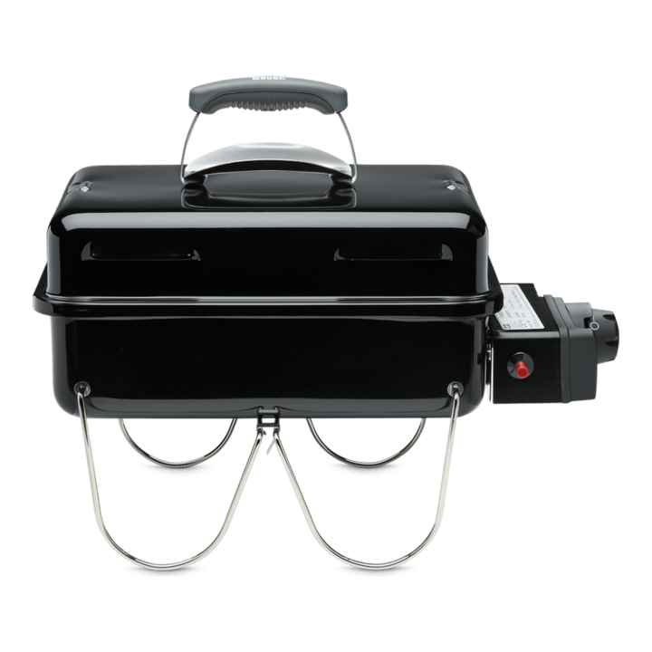 Gratar pe gaz Weber Go-Anywhere, 42x26 cm, negru
