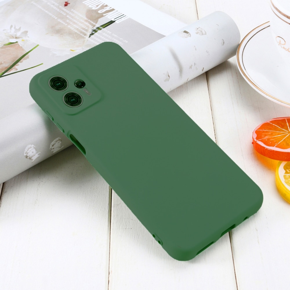 Husa Silicon TPU G-Tech Liquid, Compatibil cu Motorola Moto G23, din silicon, Verde