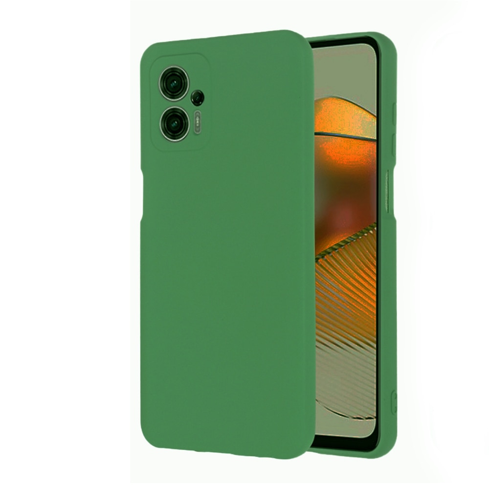 Husa Silicon TPU G-Tech Liquid, Compatibil cu Motorola Moto G23, din silicon, Verde