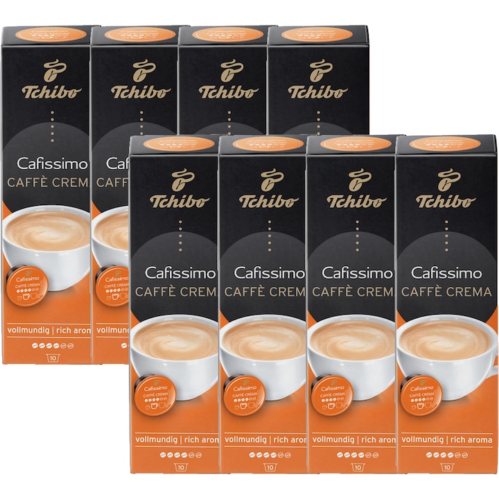 Tchibo Cafissimo Coffee Cream Rich Aroma kávékapszula, 80 db, 76 g