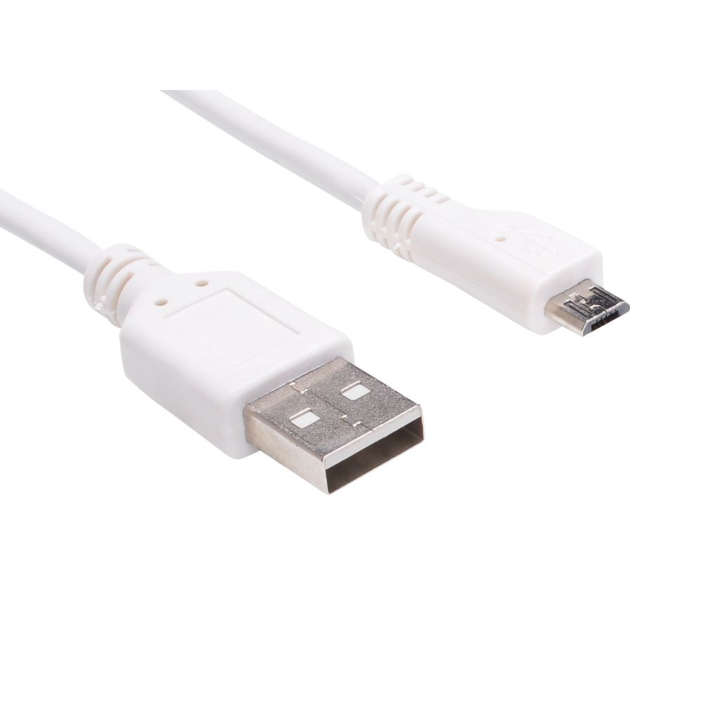 Sandberg Micro USB Sync & Charge Cable 1m USB кабел 1 м USB 2.0 USB A Micro-USB B Бяла