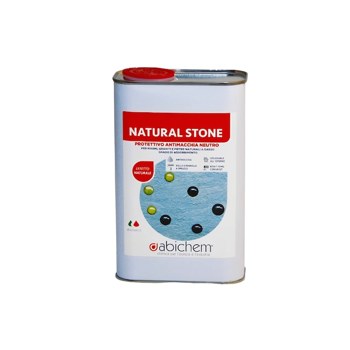 Impermeabilizant oleorepelent, Natural Stone, protector anti pete cu efect natural pentru suprafete poroase sau lustruite