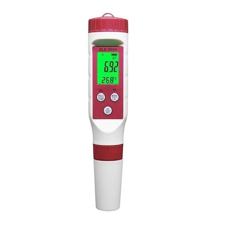Tester profesional de masurat calitatea apei 4 in 1, temperatura, salinitatea, EC, TDS, aplicatie mobila prin bluethoot