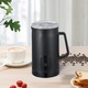 Aparat pentru Spumat Laptele Rece sau Cald Bukate® - Cappuccino, Ciocolata Calda cu Lapte, Spumare 160ml, Incalzire 350ml, Capacitate 580ml, Cana Detasabila, Auto-oprire, Negru, Bukate®