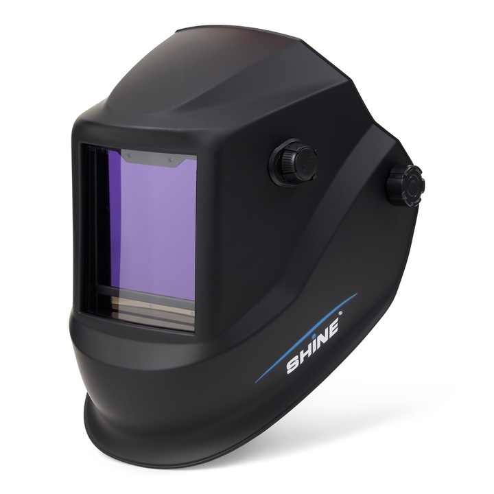 Премиум професионална маска за заваряване, SHINE 8000X-HD Superview, черна, полиамид, универсална