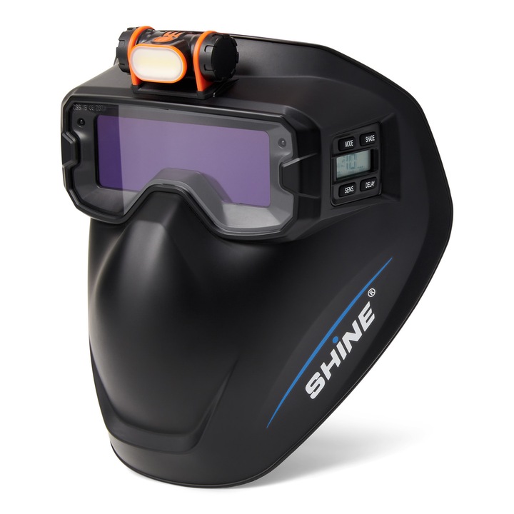 Маска за заваряване Premium Shine SPOTLITE (Mankey Mask), черна, полиамидна, универсален размер
