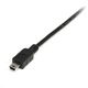 Кабел StarTech.com USB -> Mini USB черен (USB2HABM50CM) (USB2HABM50CM)