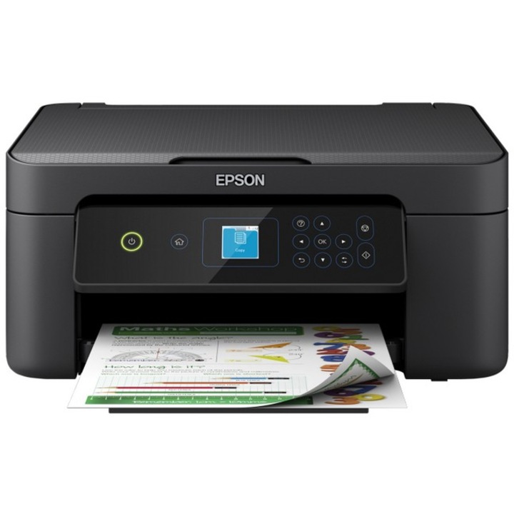 Imprimanta, Epson, Expression Home, XP-3205, Inkjet, A4, 5760 x 1440 DPI, 10 pagini pe minut, Wi-Fi, Negru