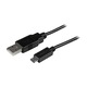 Кабел за данни, Startech, USB/MICro USB, черен