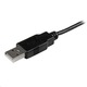 Кабел за данни, Startech, USB/MICro USB, черен