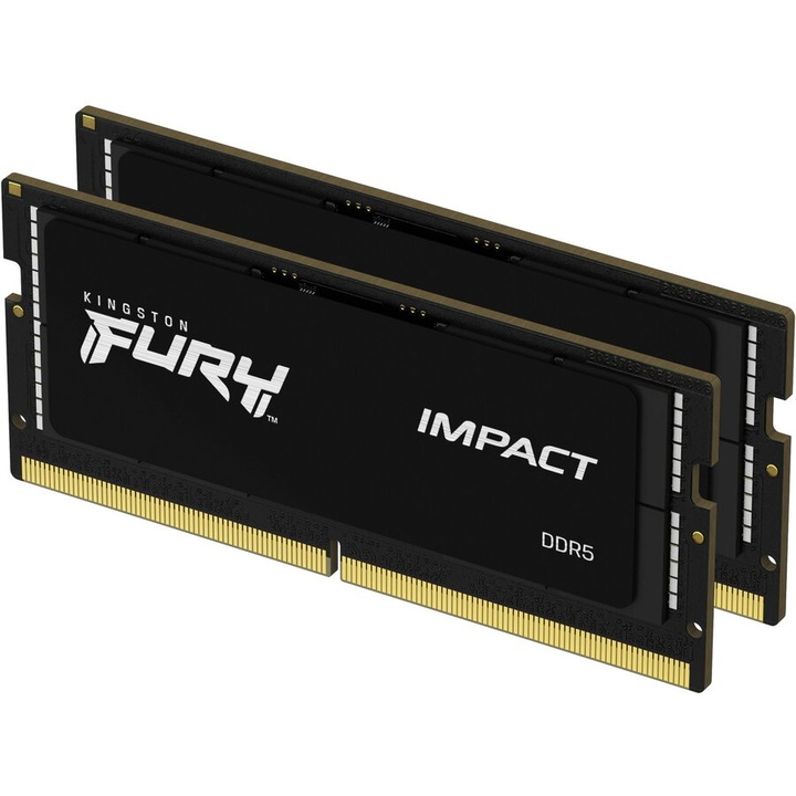 Комплект памет SO-DIMM Kingston Fury Impact, 64GB, DDR5-5600MHz, CL40, Двоен канал