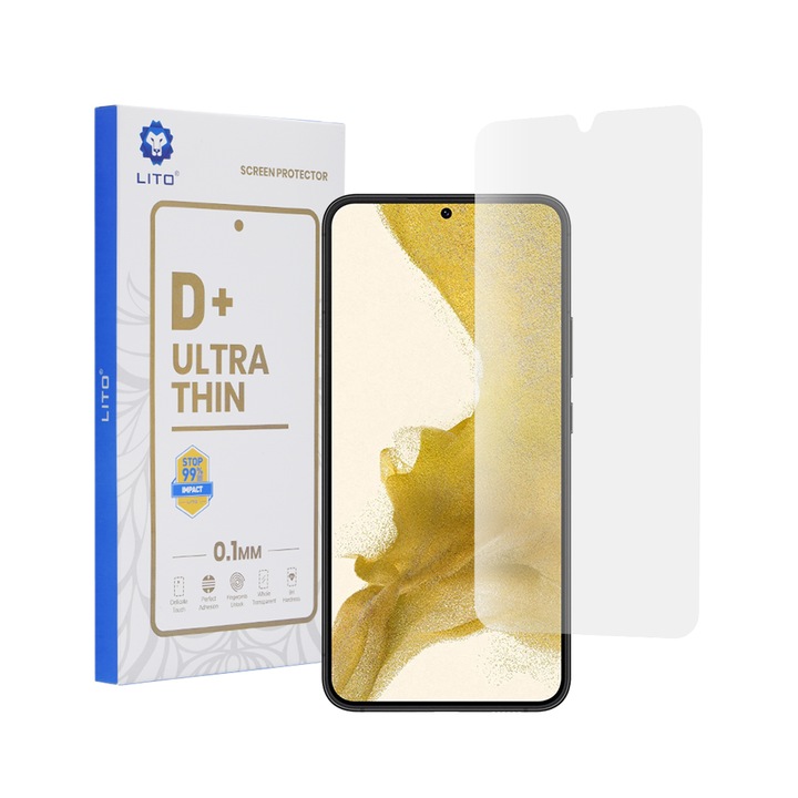 Folie pentru Samsung Galaxy S22 Plus 5G/S23 Plus, Sticla securizata, Clear