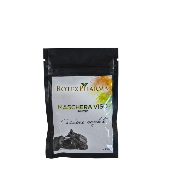 Masca de fata, Botex Pharma, Pudra de carbune, 21 gr