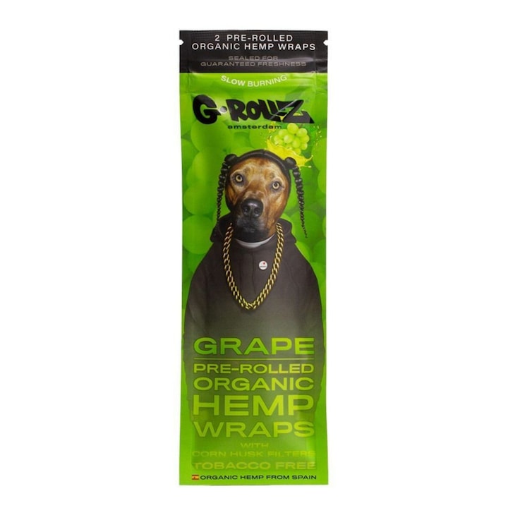 Set foi de blunt pre-rulat Rap aroma struguri albi x 2