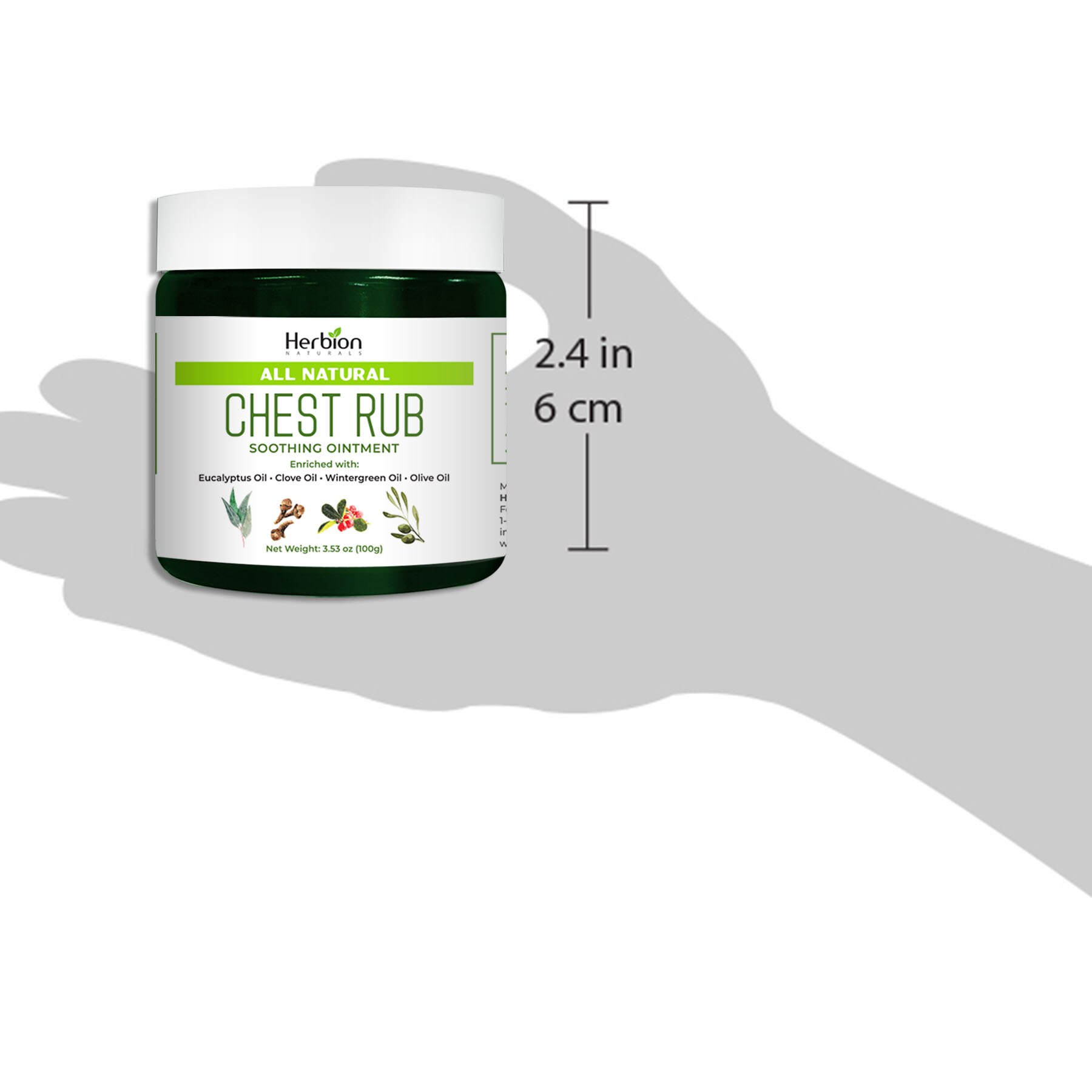 Herbion Naturals Chest Rub, 3,53 унции eMAG.bg