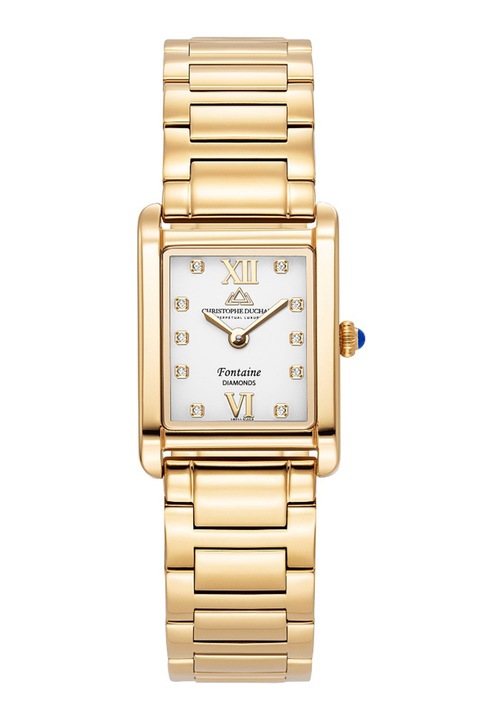 Christophe Duchamp, Rozsdamentes acél karóra gyémántokkal, Aranyszín