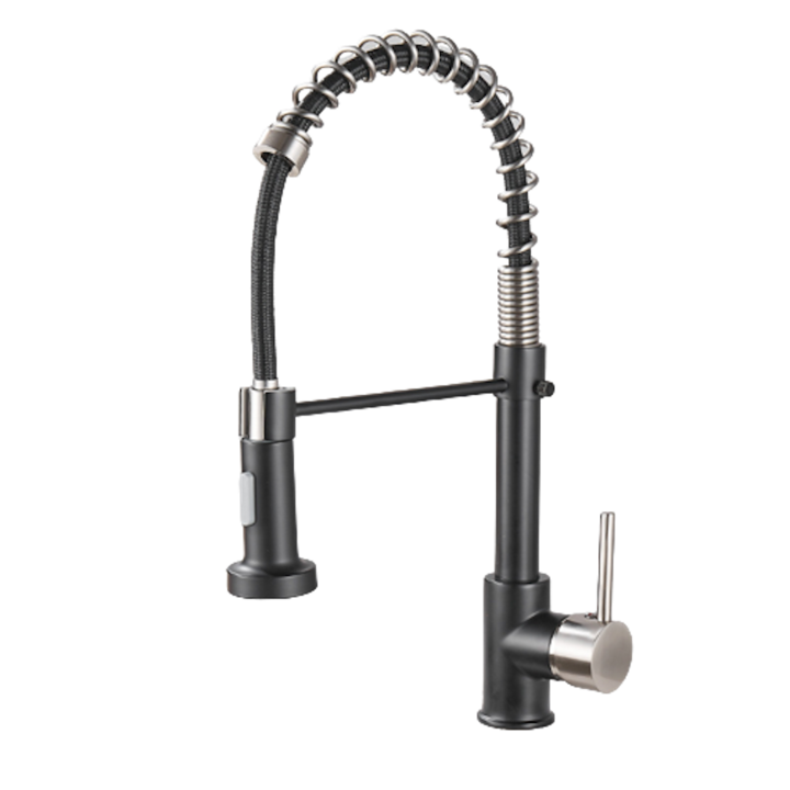 Konyhai csaptelep a mosogatóhoz, Saharina, 2 funkciós levegőztető, kerámiapatron, fekete króm