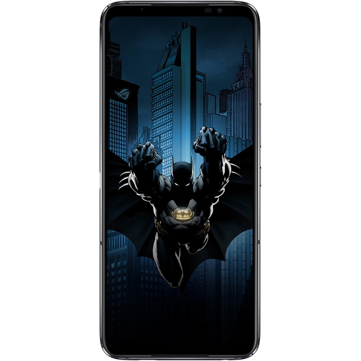 Asus ROG Phone 6 Batman Edition Mobiltelefon, Kártyafüggetlen, Dual SIM, 12GB RAM, 256GB, 5G, Fekete