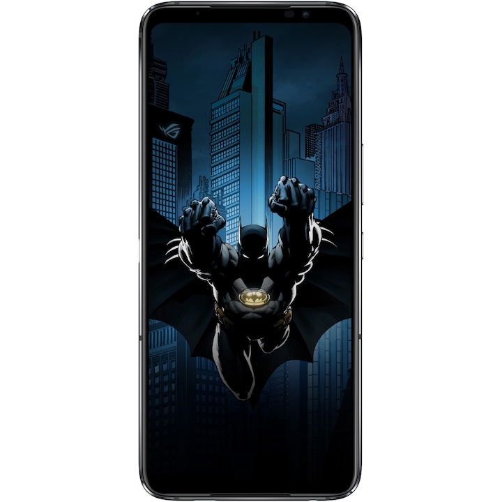 Asus ROG Phone 6 Batman Edition Mobiltelefon, Kártyafüggetlen, Dual SIM, 12GB RAM, 256GB, 5G, Fekete