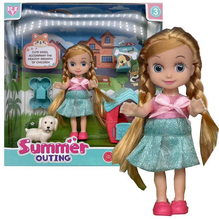 Játékbaba kutyával, 191932141