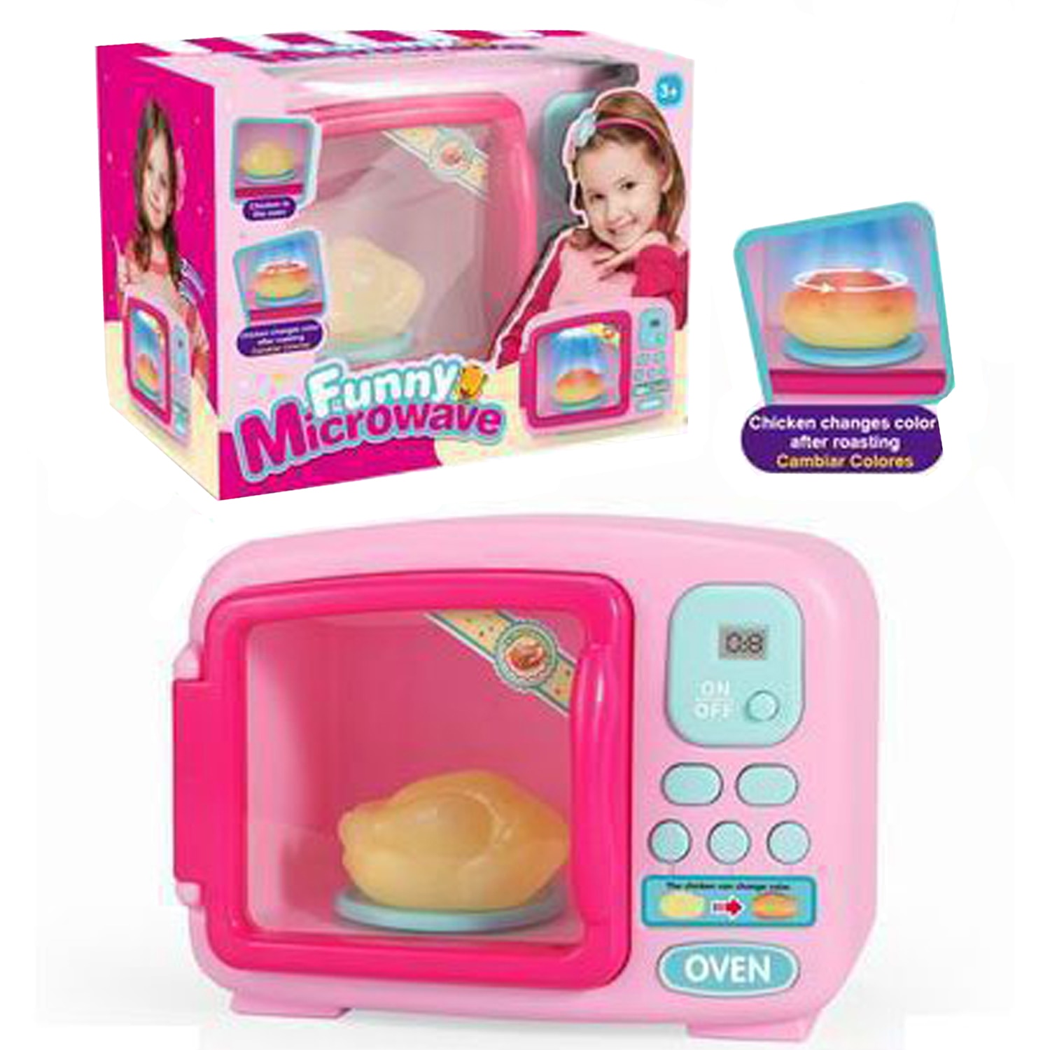 Детска микровълнова фурна Трифокс Пластмаса Многоцветна - eMAG.bg