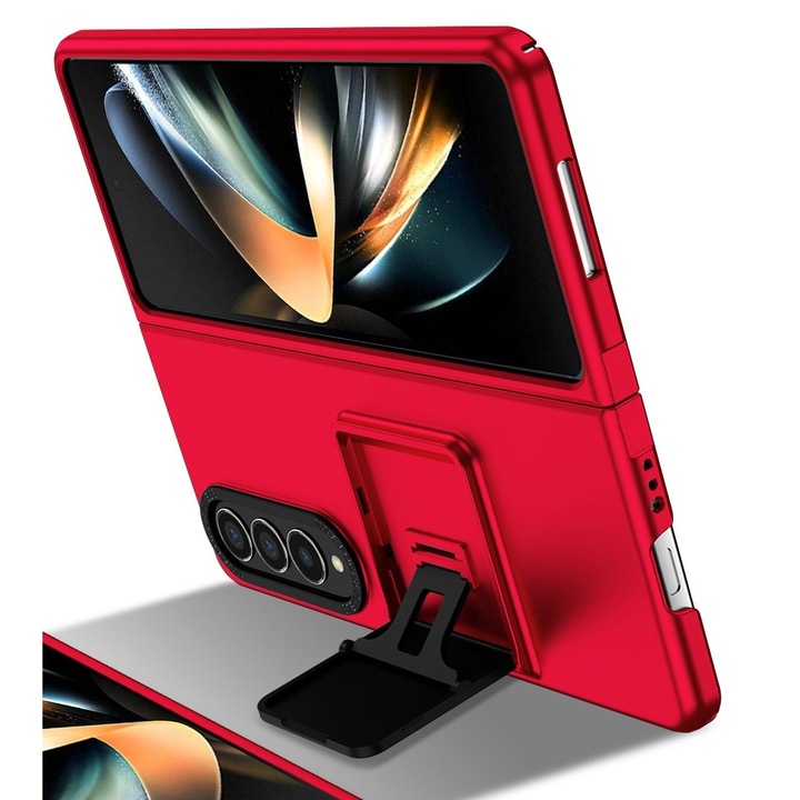 Защитен панел Flippy, Триизмерно сгъване, Мултифункционален, PC, За Samsung Galaxy Z Fold 4 5G, Черве