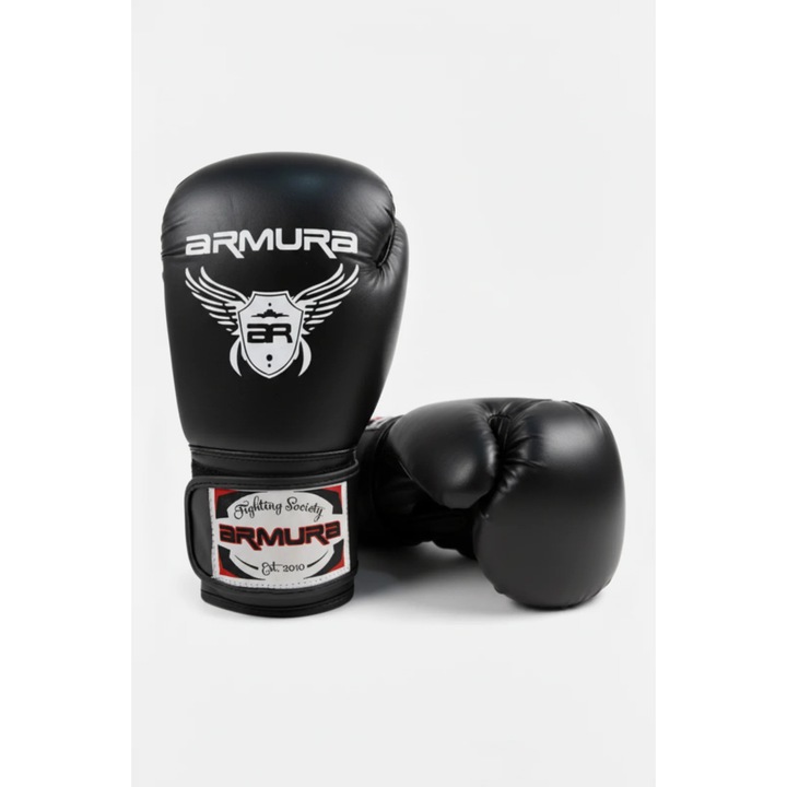 Manusi de box ARMURA Dominator 2.0 Negre 6 Oz