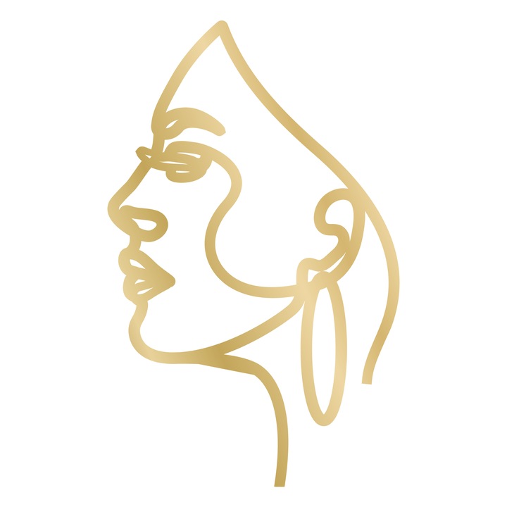 Topper tort Oneline, Girl, Inedit Print, Oglinda Aurie, TC937, 9x15 cm