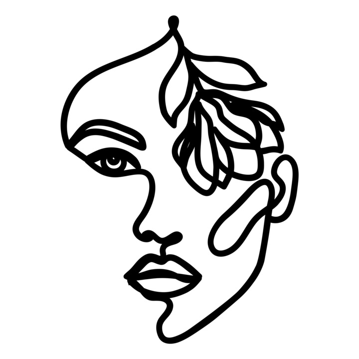 Topper tort Oneline, Girl, Inedit Print, Plexiglas Negru, TC931, 10x15 cm