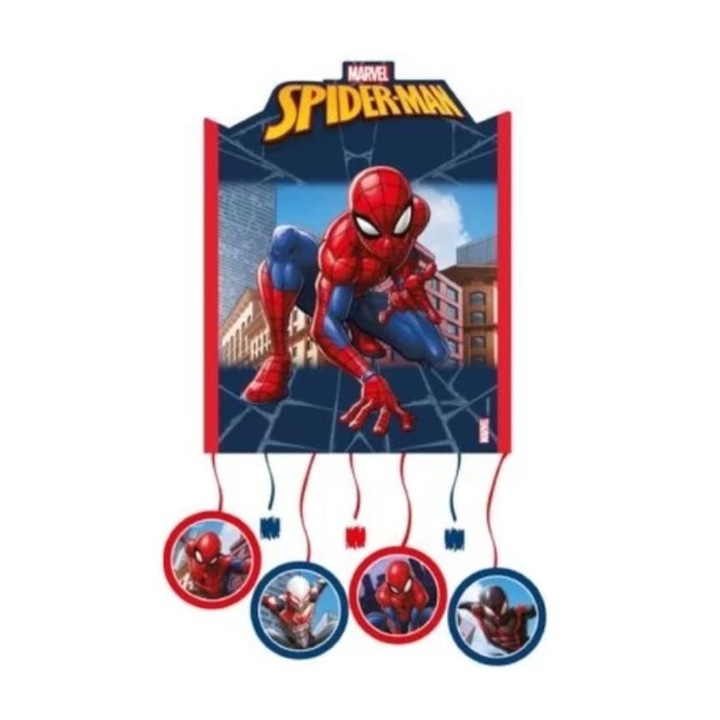 Pull String Webbed Wonder Spider-Man Pinata