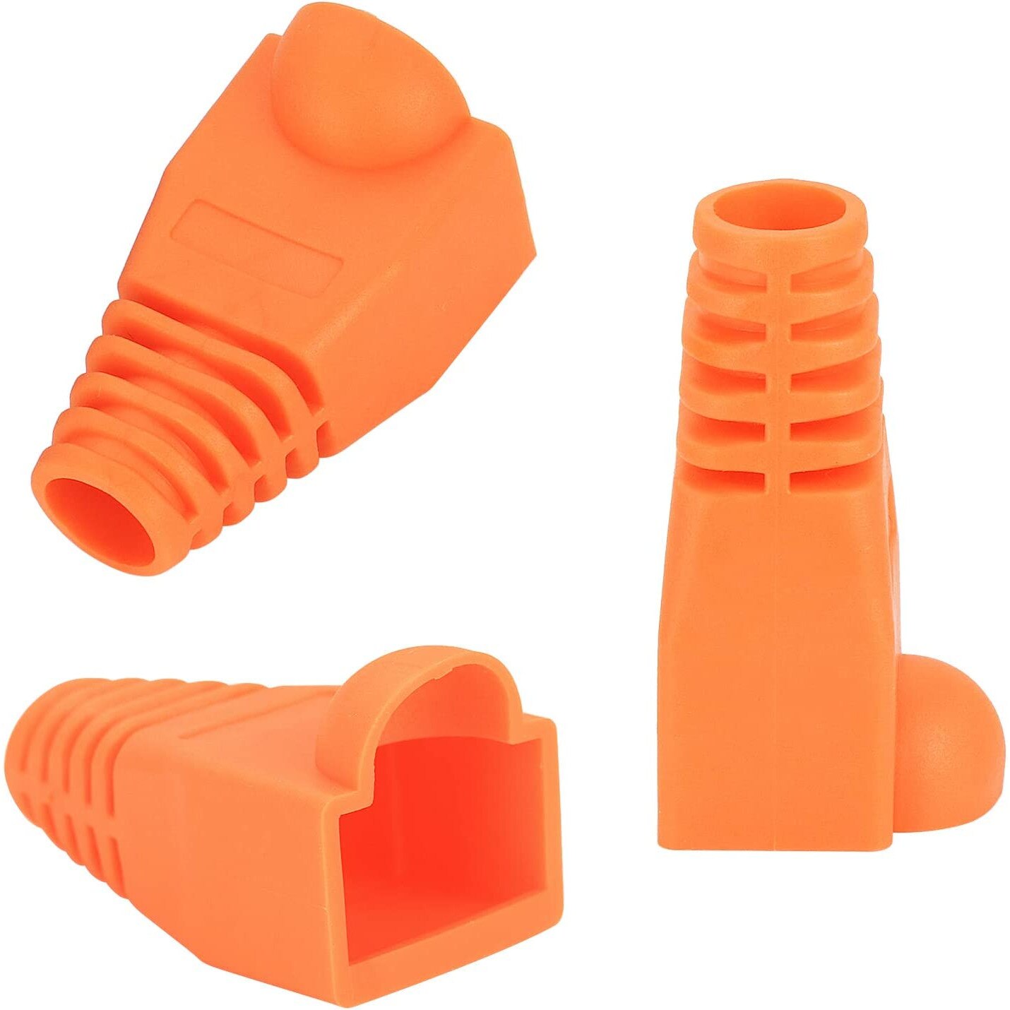 Set 100 mufe RJ45, Plastic, Multicolor - eMAG.ro