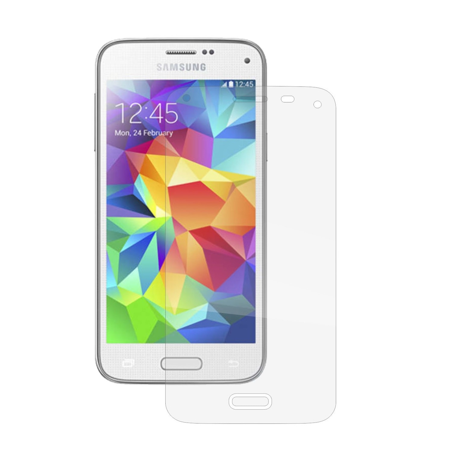 Set 2 Folii Protectie Ecran, Acoperire Totala, Adezive si Foarte Flexibile, Invisible Skinz Ultra-Clear HD pentru Samsung Galaxy S5 Mini