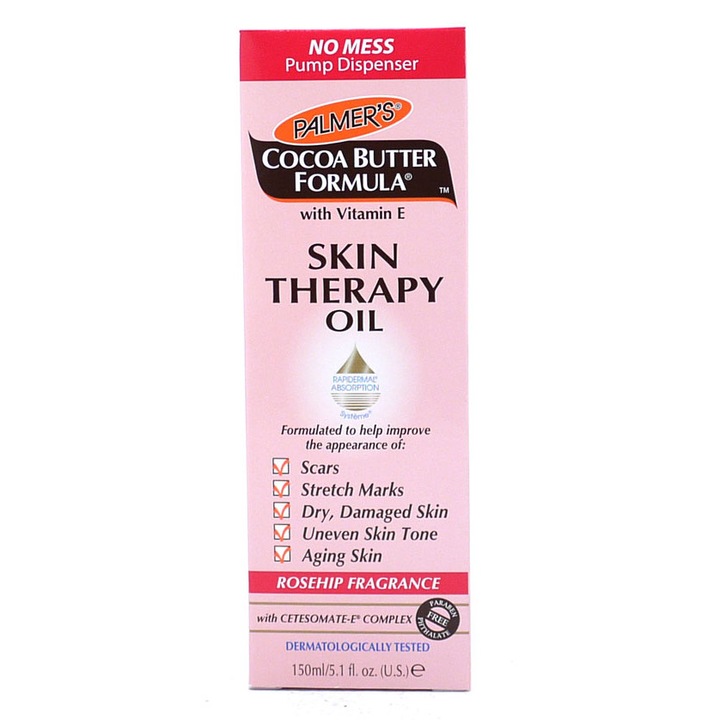 Ulei de corp Skin Therapy cu Vitamina E (Maces), Palmer's Cocoa Butter Formula, 150ml