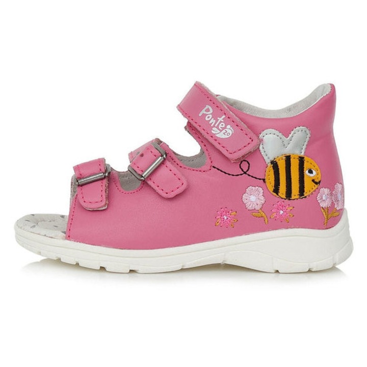 Sandale fete, dd step - Ponte, DA05-1-368A, Piele naturala cu talpa supinata