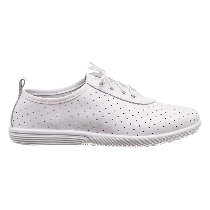 Спортни обувки Tellus 72-05, Кожа, Бял, Бял