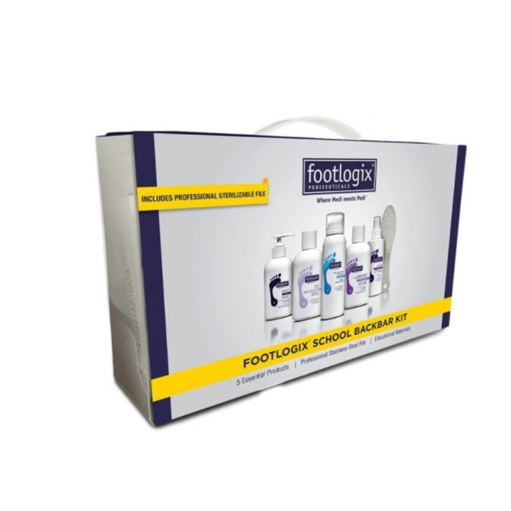 Footlogix 8 piece professional kit / 8 részes professzionális átváltoztató pedikűr csomag