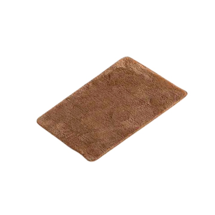 Постелка за баня, Бежова, 60x100 см, акрил