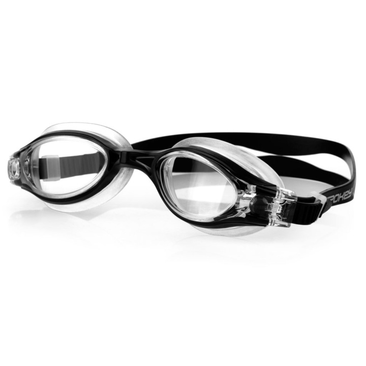 Ochelari inot, Spokey, Negru/Transparent