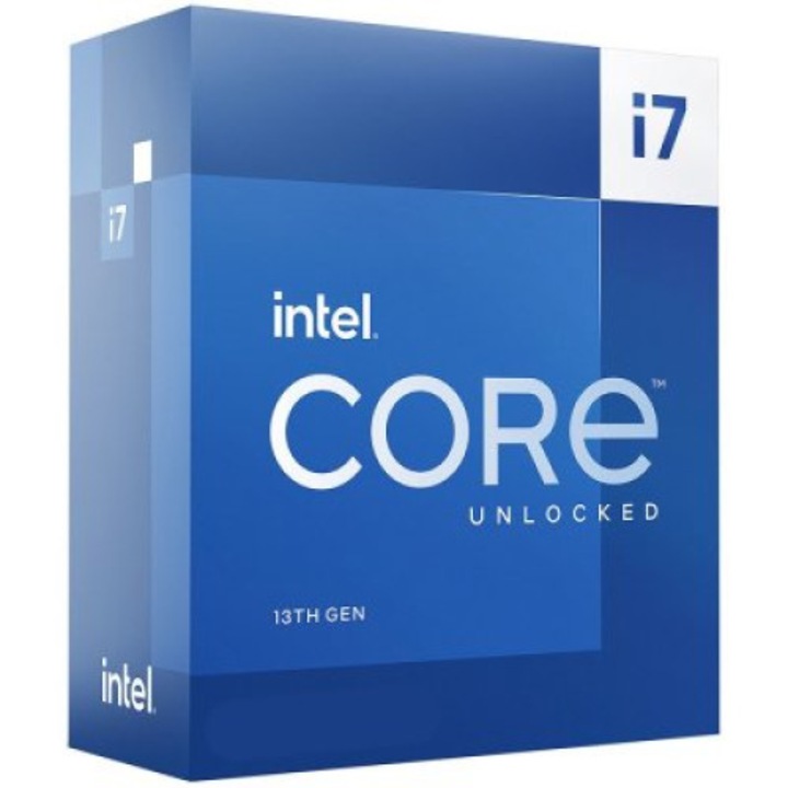 Процесор за компютър Intel CPU Desktop Core i7-13700F 2.1GHz, 30MB, LGA1700 SS30511