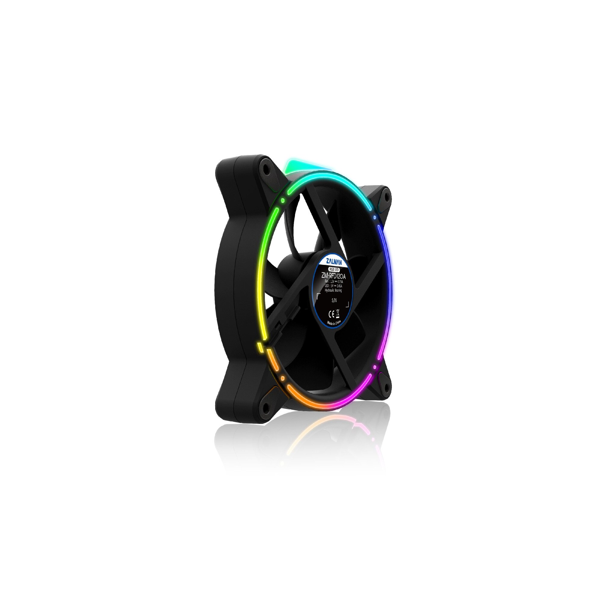 Вентилатор за компютър Zalman ZM-RD120A, 120x120x25mm, Hydro Bearing ...