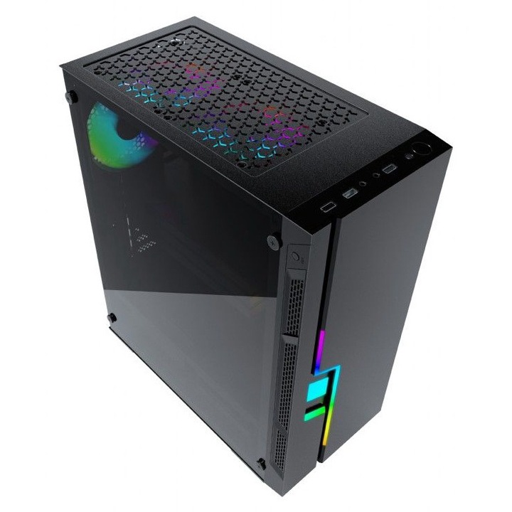 Gembird Fornax 2000 RGB Window Black, 176770, Ház
