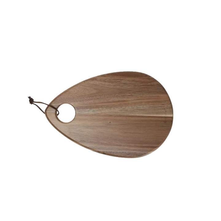 Tocator din, lemn de salcam, universal, pentru tocat, 35 x 23,5 x 1,3 cm, Kassel