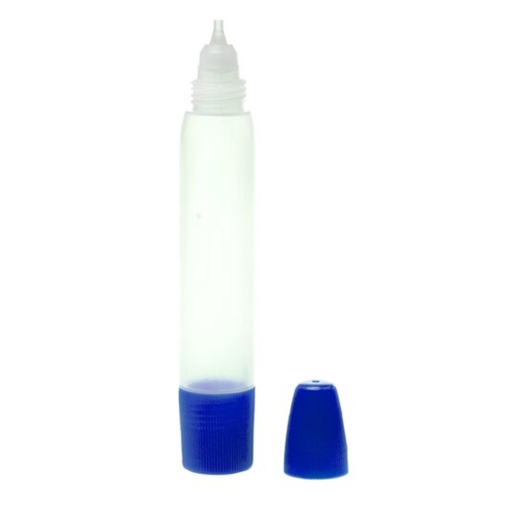 Műanyag tartály fedővel, 2 végű, 30 ml