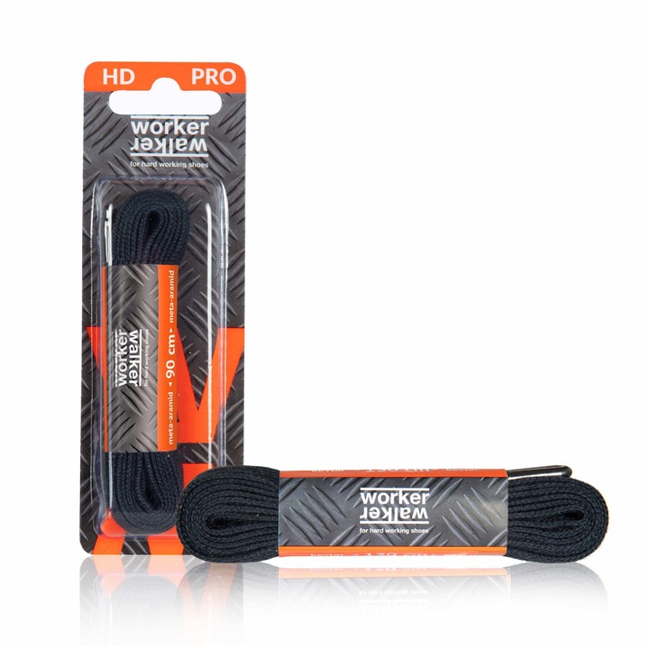 Set 2 sireturi pentru pantofi, Worker Walker, 90 cm