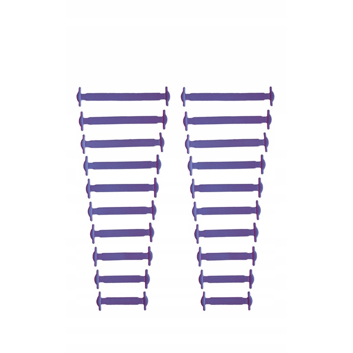 Set 20 sireturi, Amusing Laces, Silicon, Mov