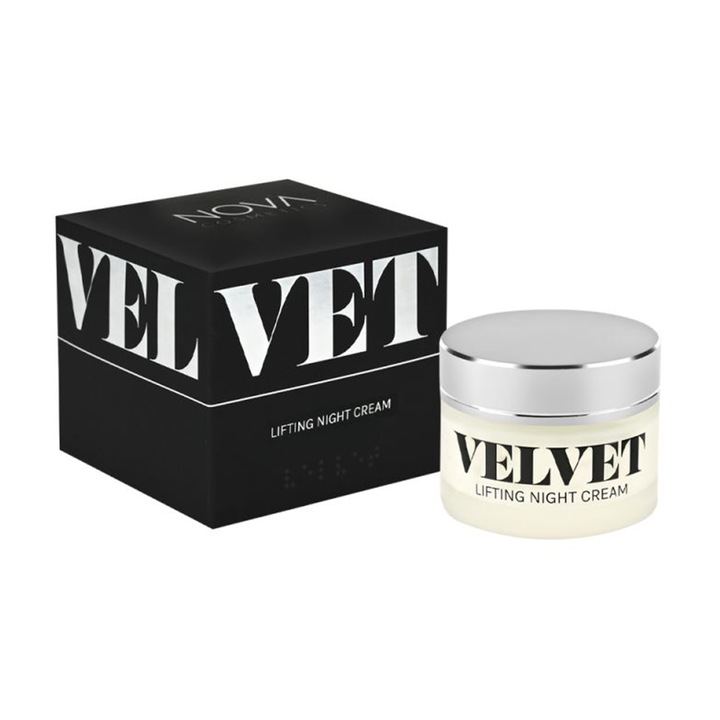 NOVA COSMETICS Éjszakai krém, VELVET, Lifting, 45ml
