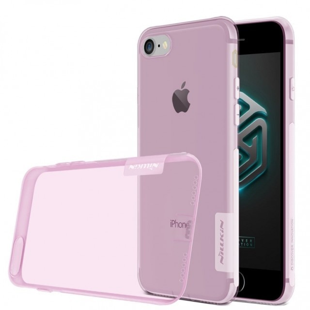 Capac de protectie NILLKIN TPU Nature pentru iPhone 6 Plus / 6S Plus, roz transparent