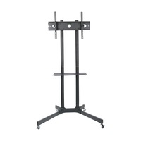 suport  stand tv mobil de prezentare 30 - 65 inch raft dvd inclus negru imagen 50_0_
0