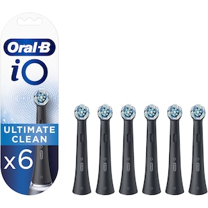 Rezerve periuta de dinti electrica Oral-B iO Ultimate Clean, compatibile doar cu seria iO, , Negru, 6